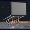 Регулируемый планшетный ноутбук из алюминия, 1 шт. сумка для хранения, подставка, подставка, подставка, складной, угол, сплав, серебристый, в комплекте,
