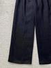 Stylish Designer Woven Cord Breathable Tencel Linen Wide-Leg Pants