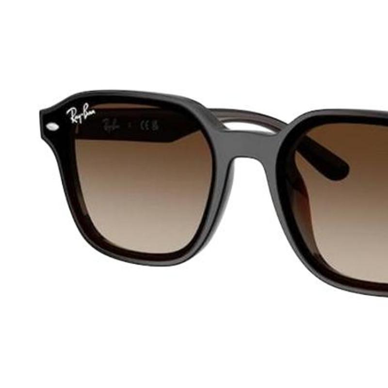 Дизайн логотипа бренда RayBan квадратные солнцезащитные очки для пар унисекс в черном цвете