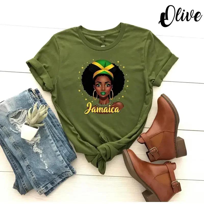 Jamaica Flag T Shirt For Unisex Pride Jamaican Apparel Caribbean S