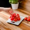 Teesa Lcd White Glass Kitchen Scale With Tare