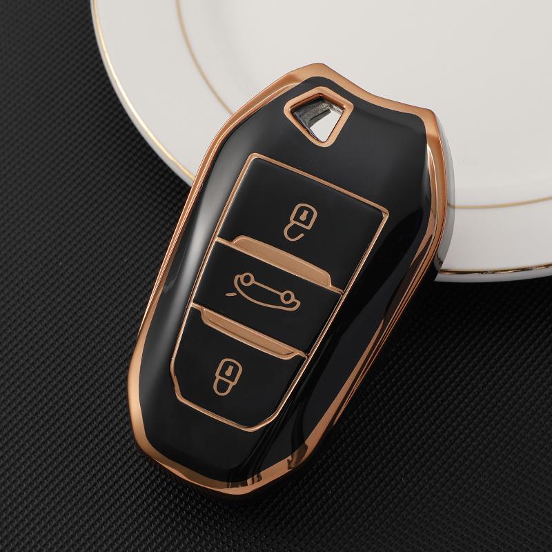 Для Peugeot 2008 3008 4008 5008 308 408 508 Citroen C1 C2 C4 C6 C3-XR Picasso Grand DS3 DS5 Чехол-оболочка-защита для ключа