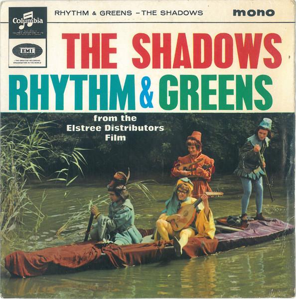 7-дюймовая пластинка SHADOWS - Rhythm & Greens SEG8362 Columbia 1964 UK Поп Б/У