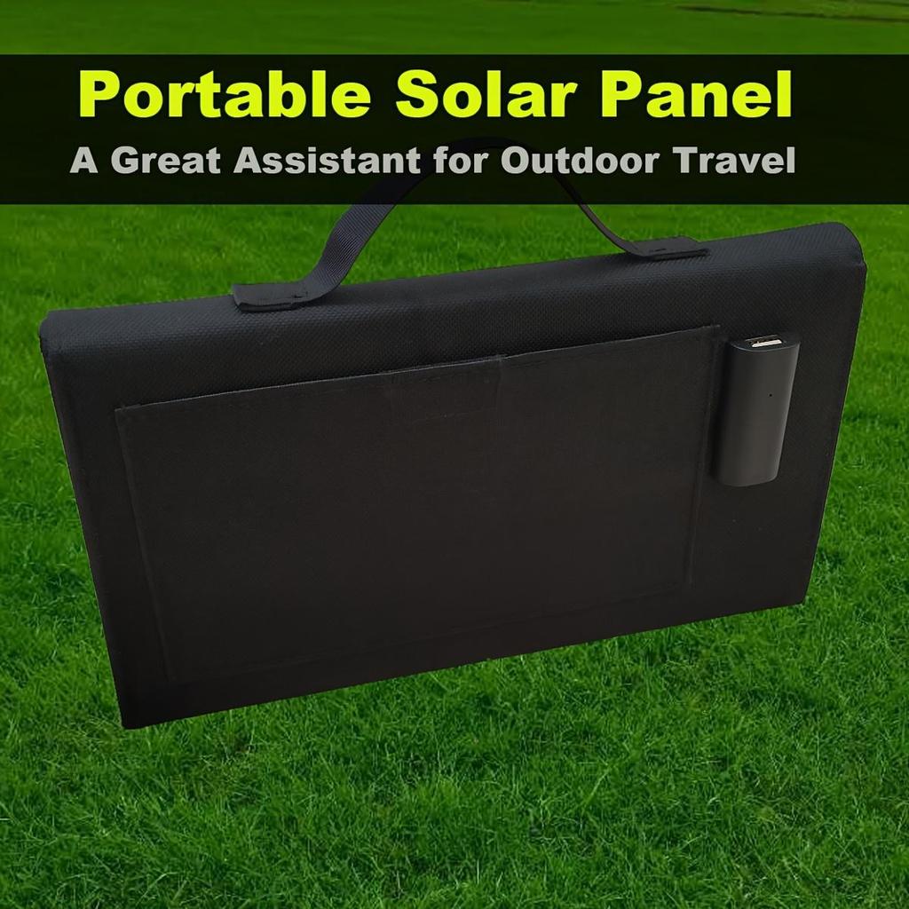 Portable Solar Panels, Foldable Solar Panel Battery Chargers, iPhones, iPads, Laptops, TYPE-C, USB Ports