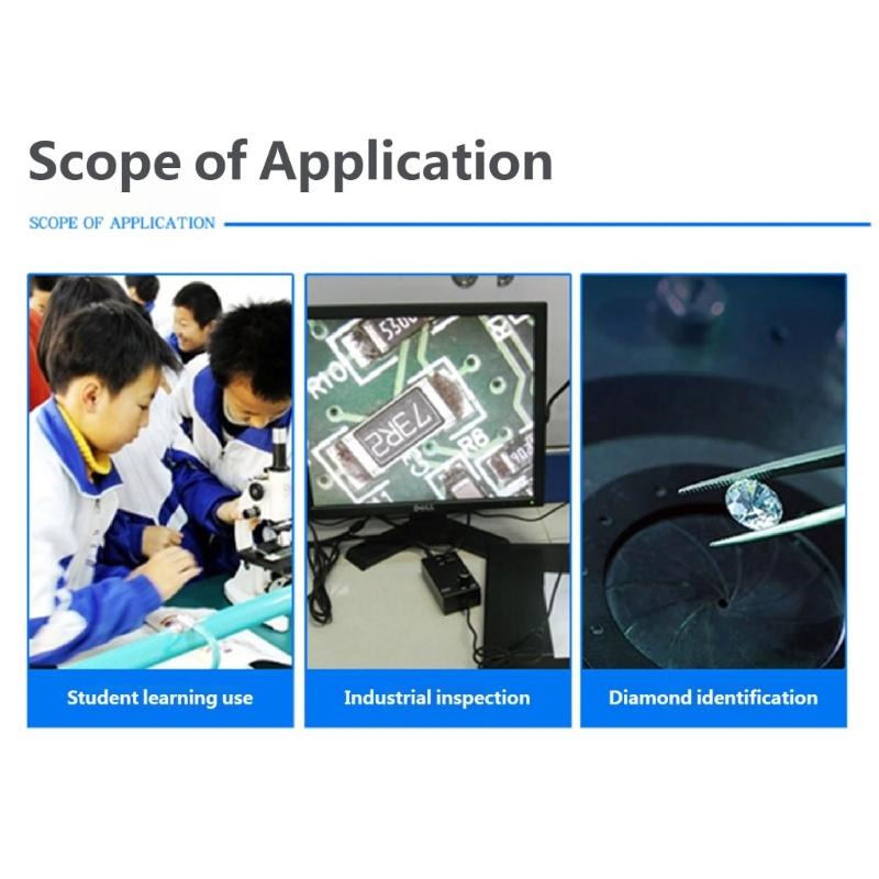 Portable Digital Magnifying Glass for Children with 500X and 500X Zoom Level 3.5 Inch Display Ideal for Outdoor Discovery