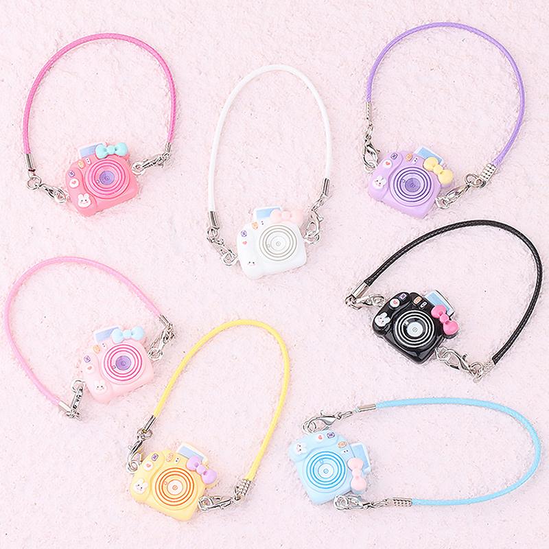5Pcs Mini Doll Camera Pendant Cute Doll Decor Accessories Cartoon Pendant Dollhouse Camera Decoration Children Toys