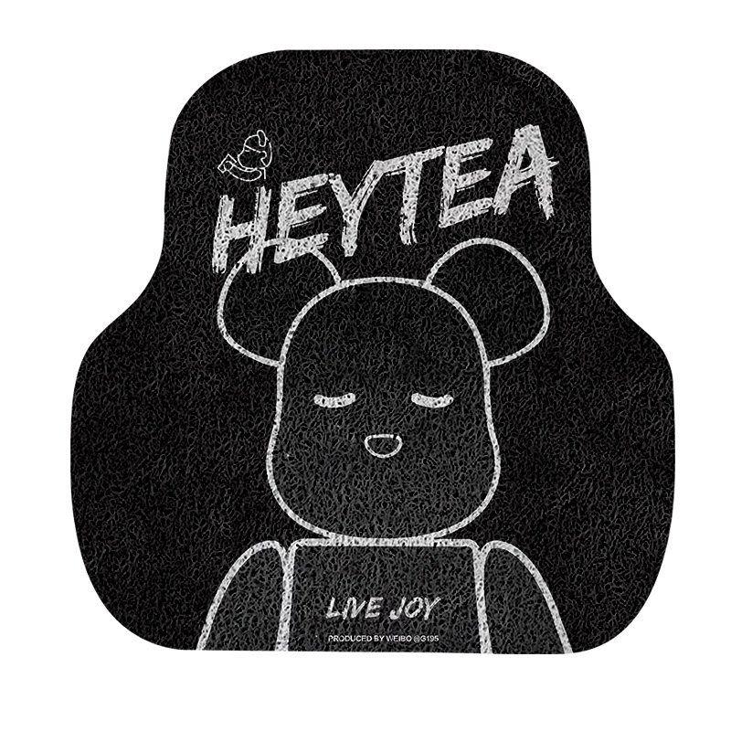 Cartoon Car Floor Mats, Universal Type for Driver and Passenger, Single-Piece Integrated Mat, Dirt-Resistant, Anti-Slip Car Mat, Upper Layer Carpet