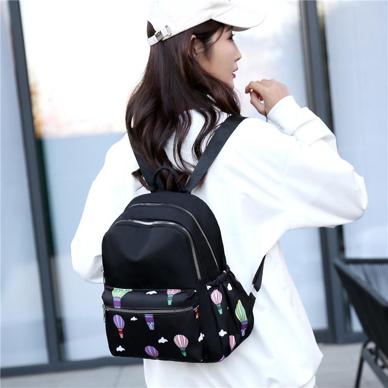 Рюкзак женская сумка новый многослойный рюкзак большой емкости для путешествий на открытом воздухе нейлоновый повседневный женский рюкзак