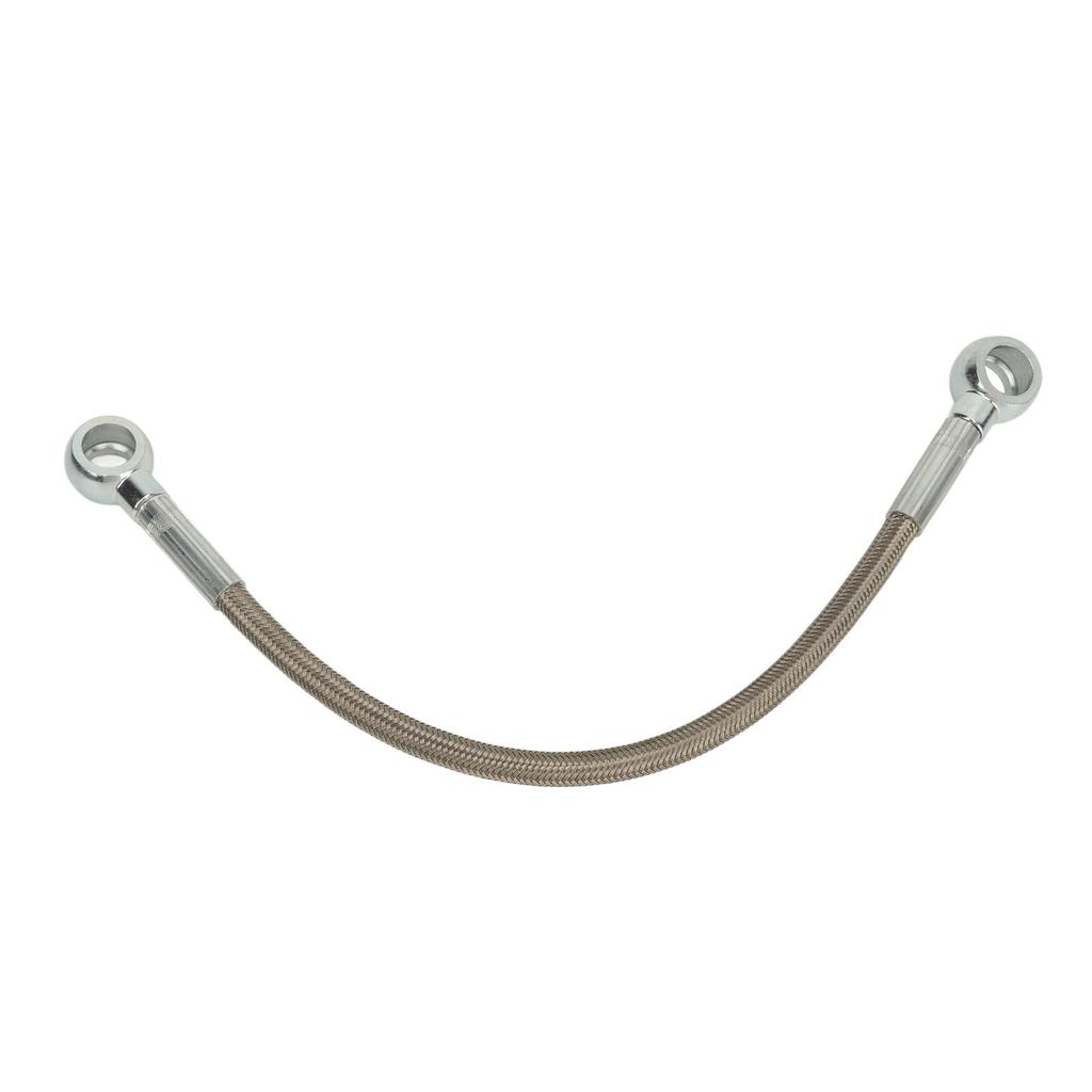 Oil Supply Line Hose 11361705532 Stainless Steel Rustproof Turbo Oil Feed Line for E36 E46 E39 E85 E86