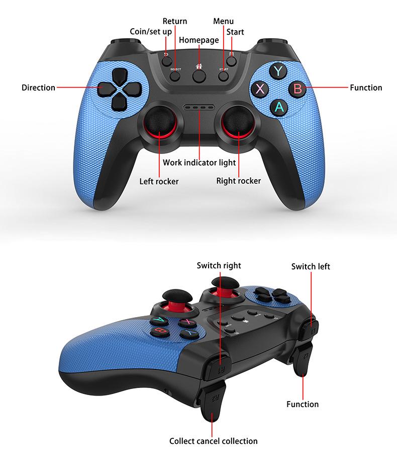 Selected Model X2 Blue GD10 4K Gaming Console with Dual Wireless HD Connection