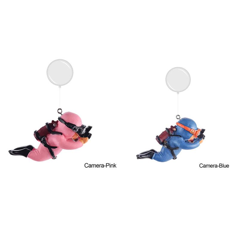 Resin Floating Simulated Diver Toy 1/2pcs Aquarium Decor Fish Tank Landscaping Pendant Ornament Accessories