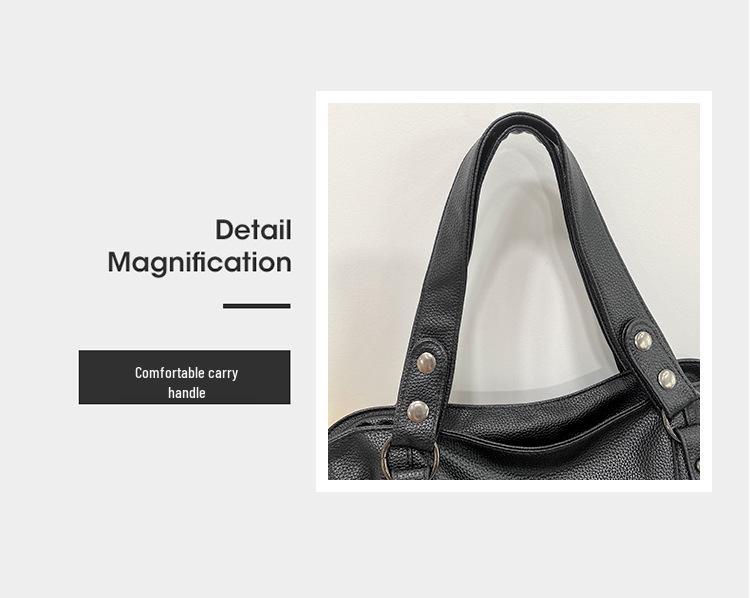 Женская сумка 2025 большой вместимости весна/лето - Модная сумка через плечо и кроссбоди в корейском стиле для мам среднего возраста