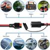 Xiatiaosann Cigarette Lighter Socket Female to 45A Connector Cable, 12AWG Solar Panel Connector to