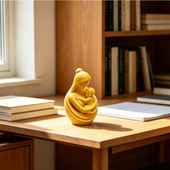 Подарки для новой мамы 3D-печатная абстрактная скульптура матери и ребенка для детской комнаты, decoração дома, принадлежности для детского душа