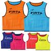 FINTA Soccer/Futsal Junior One-Size-Fit Sublimation Reversible Bib, 1 Bib, No Number, FT3528 (2261) Sax x Orange