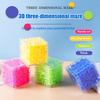 Fidget Maze Puzzle Cube Toy Brain Teaser 3D Cube Toy Anxheld Bead Rolling Game Educational Cube Toddlers Boys Girls Gift