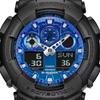 Casio Мужские часы G-SHOCK GA-100FL-1AJF [G-SHOCK Flame inside Series] Круглые часы из черной смолы