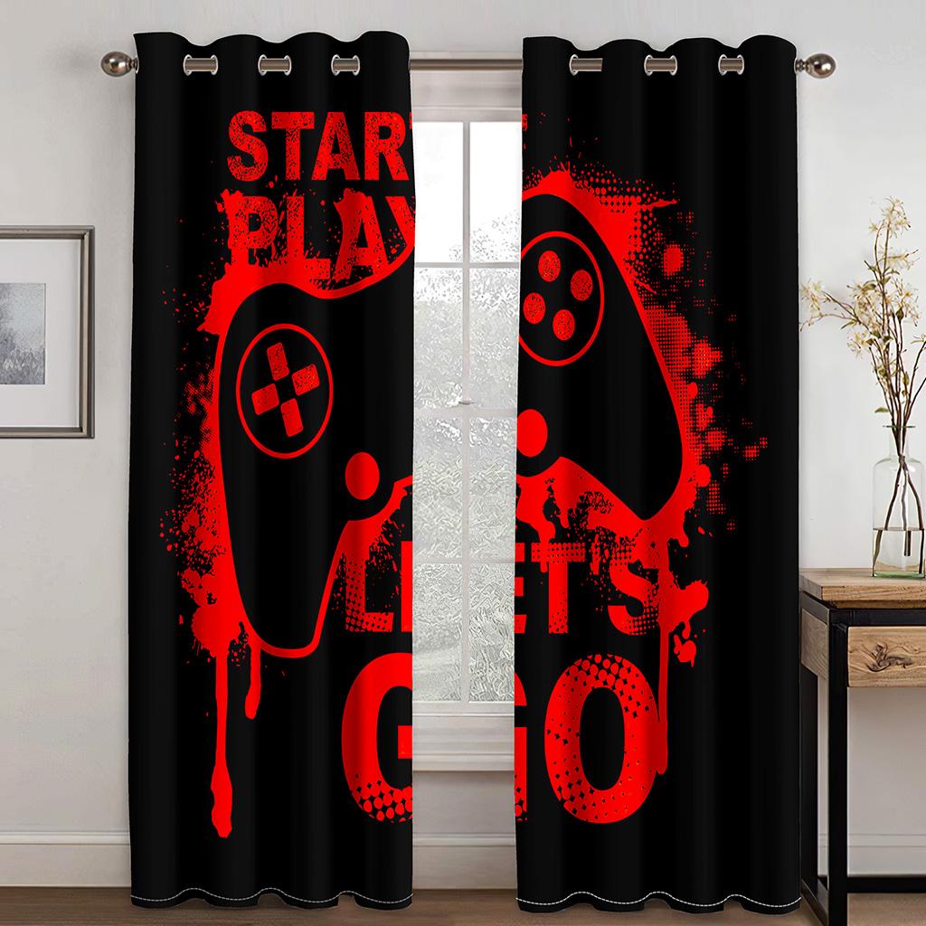 3D игровые шторы для гостиной тонкие полиэстеровые шторы занавески для окон ткань для спальни аксессуары декор