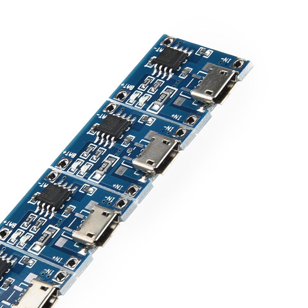 10 шт. в комплекте TP4056 USB-модуль зарядного устройства 5 В 1 А 18650-плата для зарядки литиевой батареи
