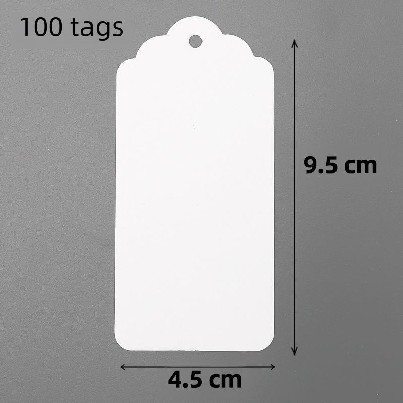 Kraft Paper Hang Tags: Blank DIY Cards for Pricing or Decoration