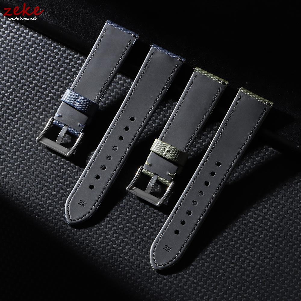 18/20/22mm Sailcloth Straps for Omega for Blancpain for Seiko Diver Watches Men Women Nylon Quick Release Waterproof Watch Bands