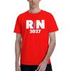 RN 2027 Футболка Национальное Собрание Пляж Национальный Rassemblement Футболки Y2K Хлопковая Футболка Для Мужчин С Коротким Рукавом Повседневные Топы