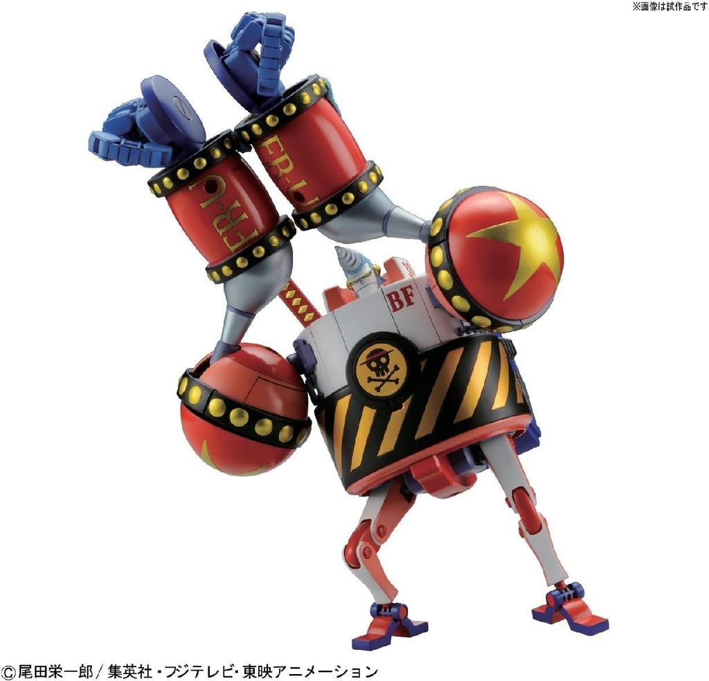 BANDAI SPIRITS Лучшая коллекция мехов ONE PIECE General Franky Пластиковая модель с цветовой кодировкой