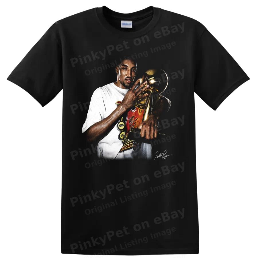 Scottie Pippen Chicago Bulls Basketball Player T Shirt Vintage Sports Tee