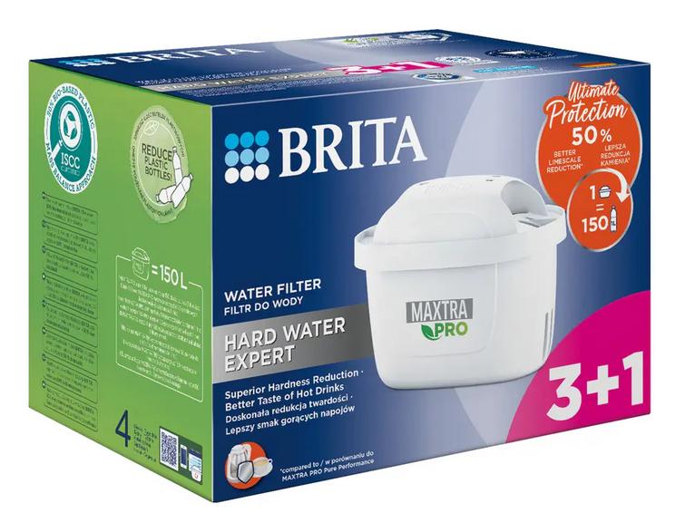 BRITA Maxtra Pro Hard Water Expert, 3+1 Filters