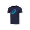 Logo Round Neck Breathable Sports Short Sleeve T-Shirt Men Tops Navy 2031D850-400