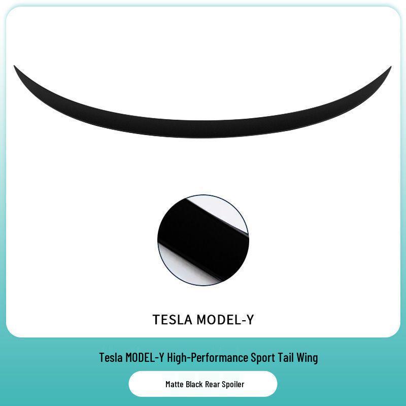 Заднее крыло из углеволокна для Tesla Model Y/3: Улучшает характеристики, снижает сопротивление ветра, не требует сверления.