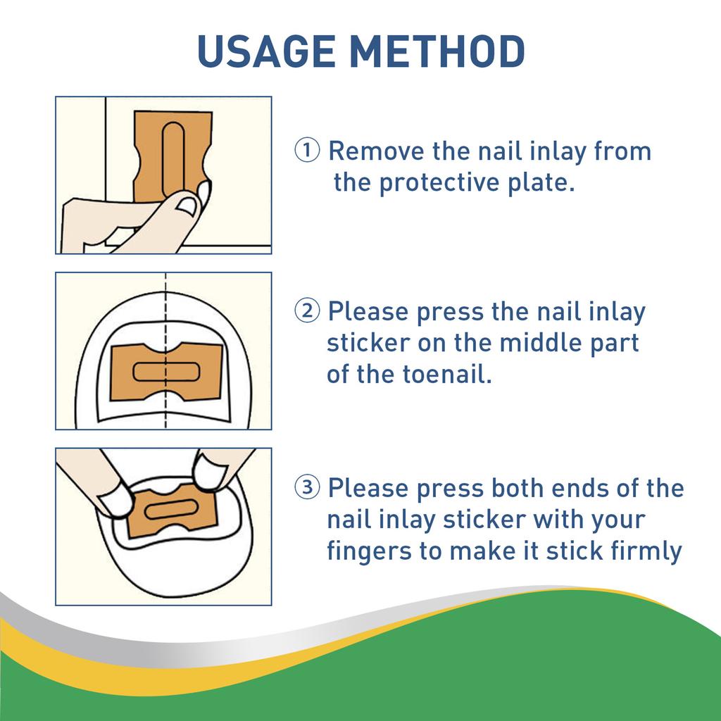 50pcs/Box Ingrown Toenail Sticker Toenail Correction Patch Tools Kit Nail Treatment Foot