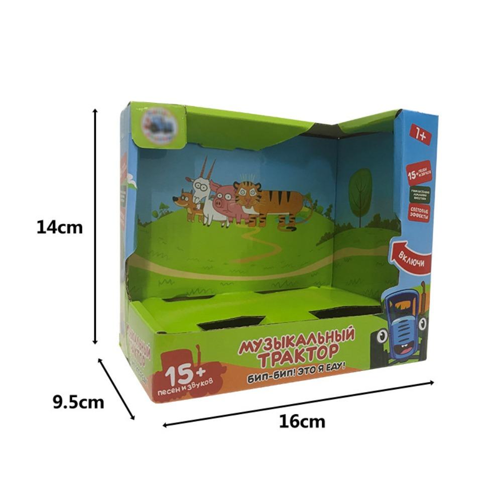 Синий фермер, синий трактор, мини-игрушки, тянущая проволока, модель автомобиля, новый маленький автомобиль для детей