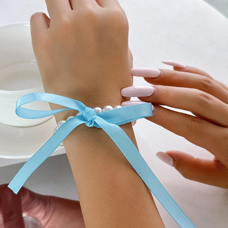 Женское ожерелье, винтажное французское длинное жемчужное ожерелье, цепочка на ключицу, цепочка на шнуровке своими руками, бархатное ожерелье