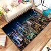 Ковер с видом улиц Нью-Йорка для кухни, ванной комнаты, нескользящий коврик, балкон, детская спальня, гостиная, декор, коврики для пола