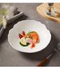 Набор белых керамических тарелок для супа и салата - Посуда в западном стиле для дома и отеля