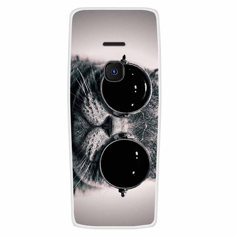 For Nokia 8210 4G Case Soft Silicone Space Landscape Covers for Nokia 6300 4G Cases Colorful Bumpers Cat Phone Protective Bags
