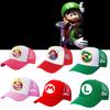 Мультяшная шляпа от солнца Super Mario Brothers для детей, дышащая, идеально подходит для всех сезонов