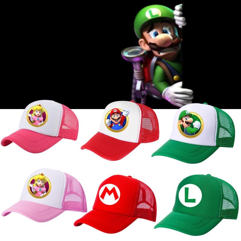 Мультяшная шляпа от солнца Super Mario Brothers для детей, дышащая, идеально подходит для всех сезонов