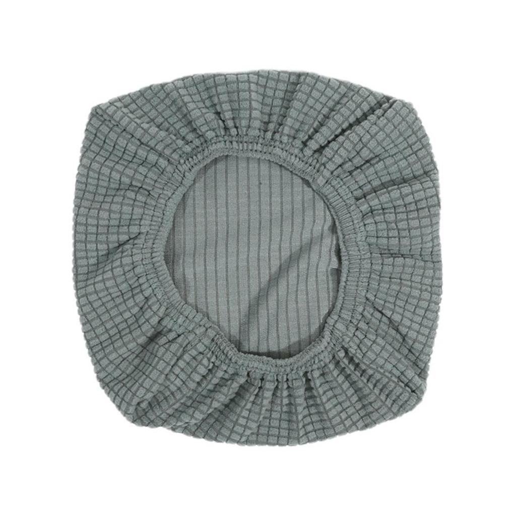 Маленький квадратный чехол для табурета Эластичный Съемный Пылезащитный Бытовой Чехол для стула Легкий Износостойкий Прочный Чехол для стула