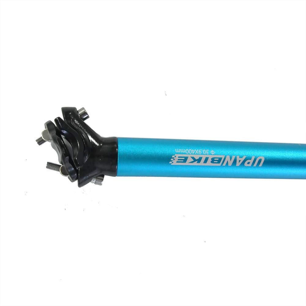 Подседельный штырь UPANBIKE из алюминиевого сплава, длина 400 мм, подседельный штырь для горного, шоссейного, BMX велосипеда, 27,2 мм, 30,9 мм, 31,6 мм, Велосипед, Велосипед, МТБ, (27.2мм, Синий)