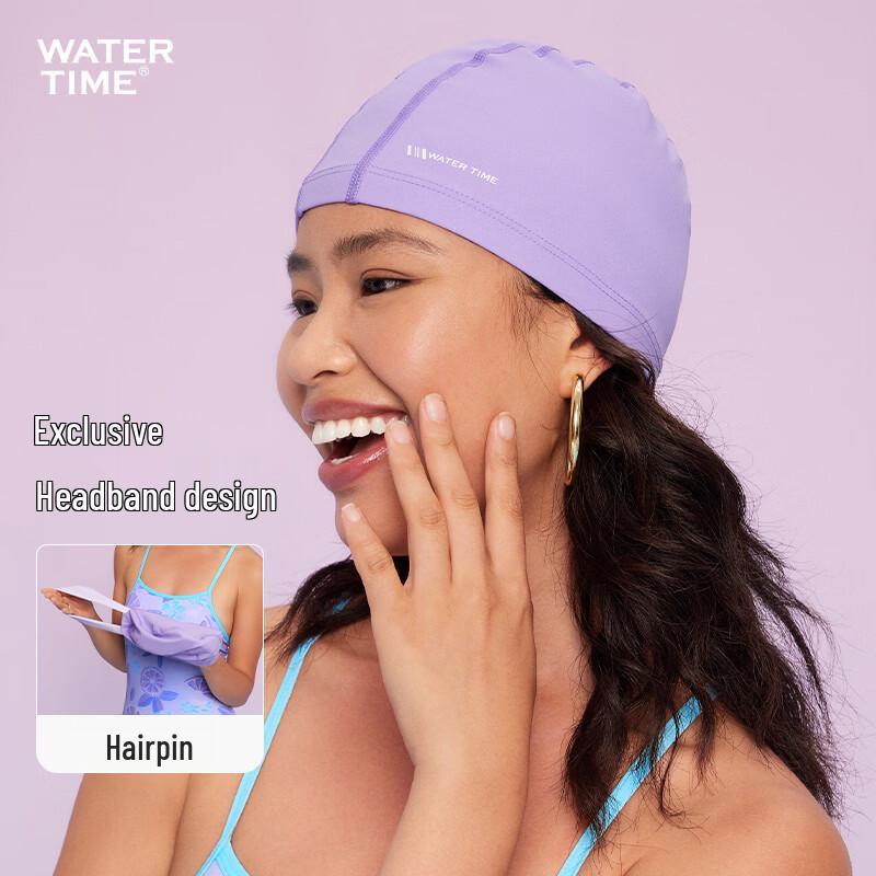 Водонепроницаемая шапочка для плавания WATERTIME унисекс для длинных волос