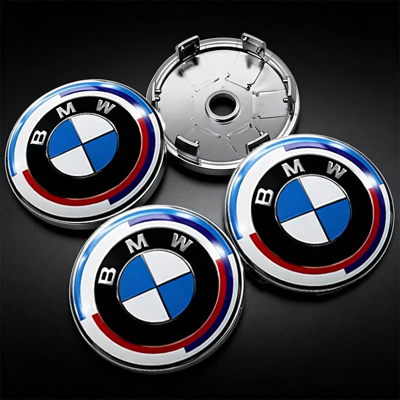 NAZF2 BMW E90 E87 F30 E60 F01 F02 G20 G30 F22 X1 X3 X4 X5 X6 68/56mm 4Pcs Wheel Center Cover Wheel Hub Center Integrated Cover Badge