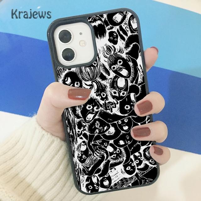 Мягкий чехол для телефона с изображением аниме «Junji Ito Tees Horror» для iPhone 14 5 SE 6s 7 8 plus X XR XS 11 12 13 pro max Samsung S21 S22