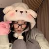 Fashion Cute Bear Ears Warm Windproof Cap Lamb Hair Cap Winter Hat Beanies