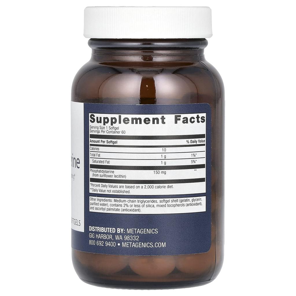 Phosphatidylserine, 150Mg, 60 Softgels