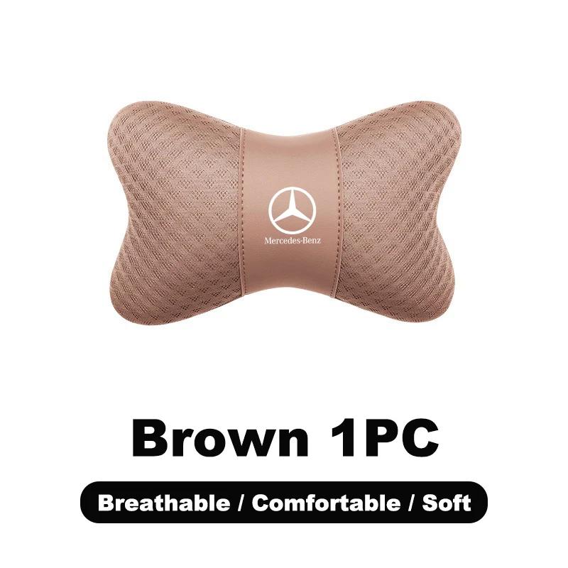 AAVS1 1PC Car Safety Headrest Neck Pillow Auto Seat Lumbar Support Cushion For Mercedes Benz A C E S G Class GLC CLE CLA GLB GLS W177