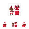 Small Dog Pet Cat Santa Claus Costume Outfit Jumpsuit Clothes Christmas For