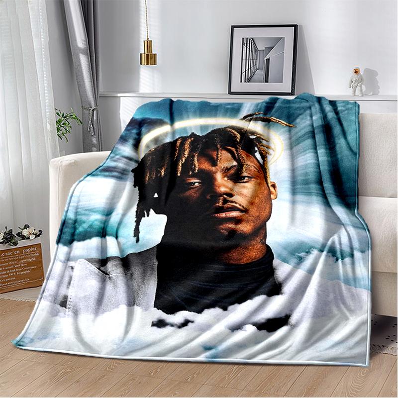 2025 New Style Juice WRLD 999 Legend Rapper Album Blanket,Soft Throw Blanket for Home Bedroom Bed Sofa Travel Cover Kid Gift
