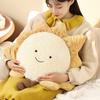 Cute Cartoon Sun Moon Star Stuffed Pillow Hip Protective Buttocks Cushion for Office Chair